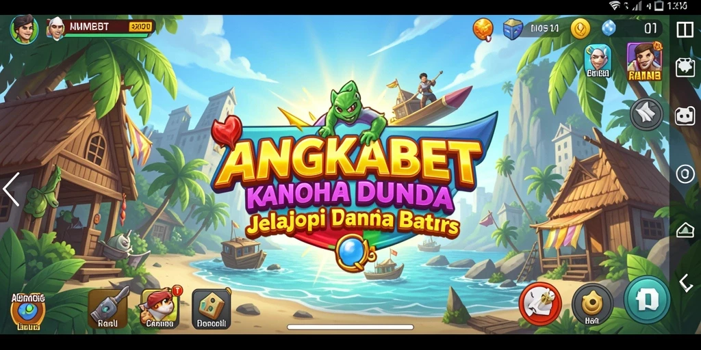 Screenshot gameplay ANGKABET yang menampilkan eksplorasi dunia terbuka.