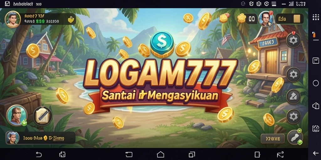 Screenshot LOGAM777 menampilkan gameplay yang seru dan interaktif.