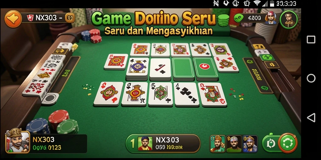 Tampilan gameplay seru dan interaktif dari NX303.